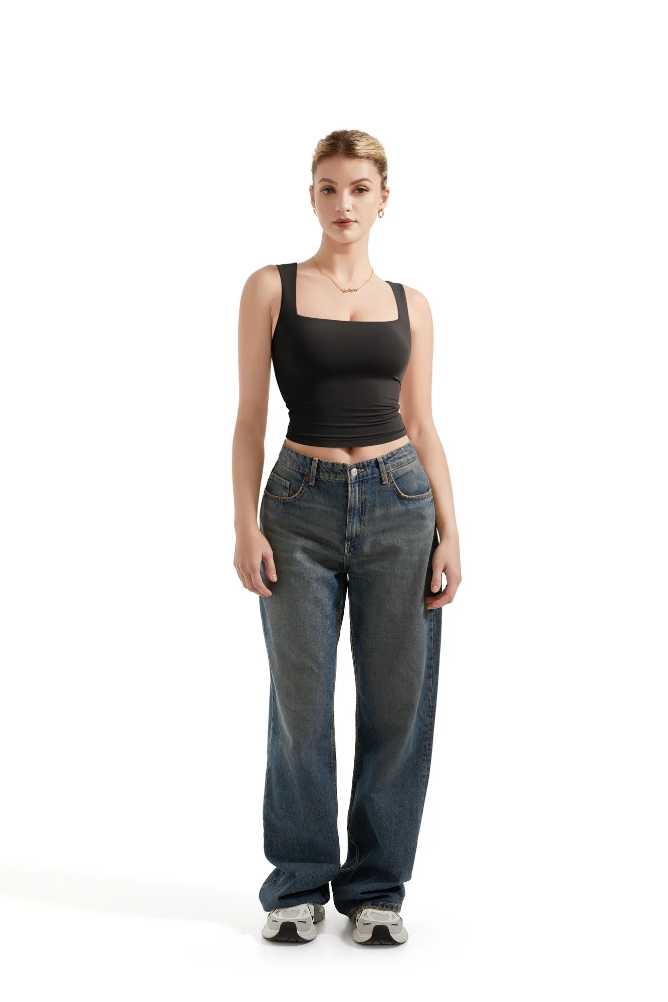 Buttery Soft Square-Neck Tank Top for Women - gallery