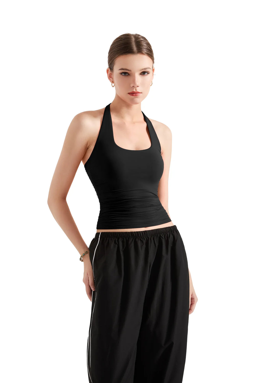 Buttery Soft Halter Tank Top for Women — Second Skin Feel - gallery