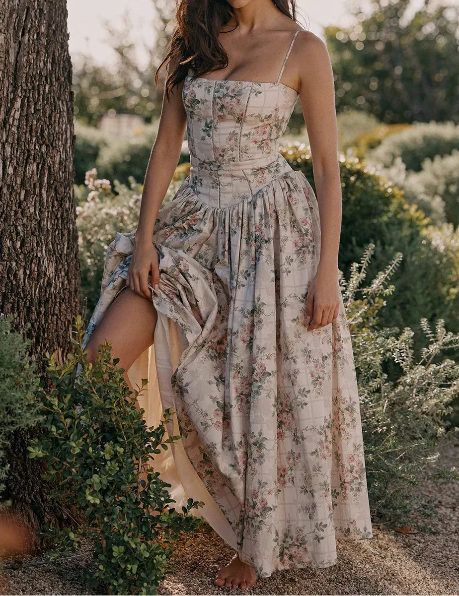 Olivietta's Floral Print Midi Sundress for Women - gallery