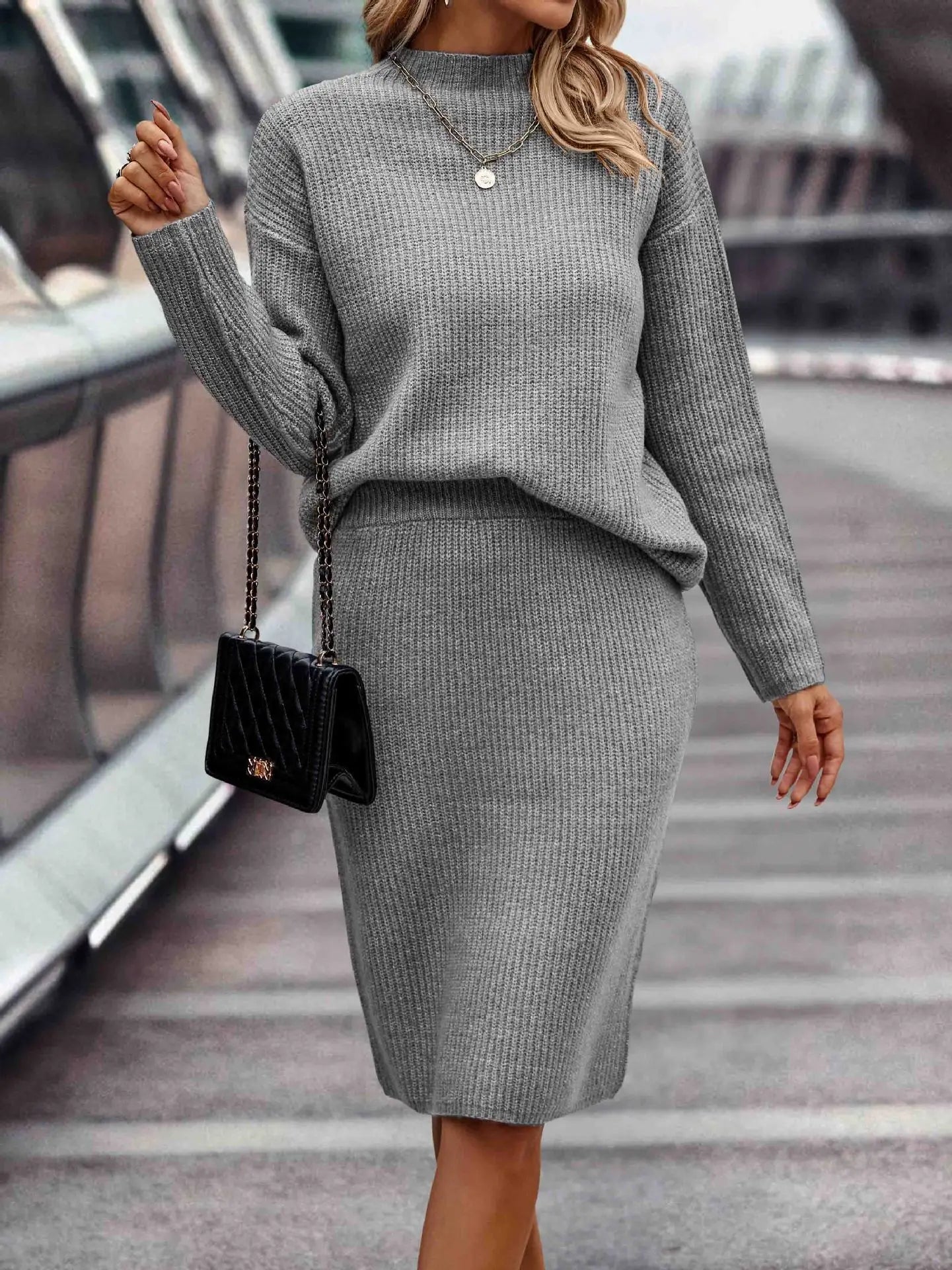 Matching Sweater and Skirt Set
