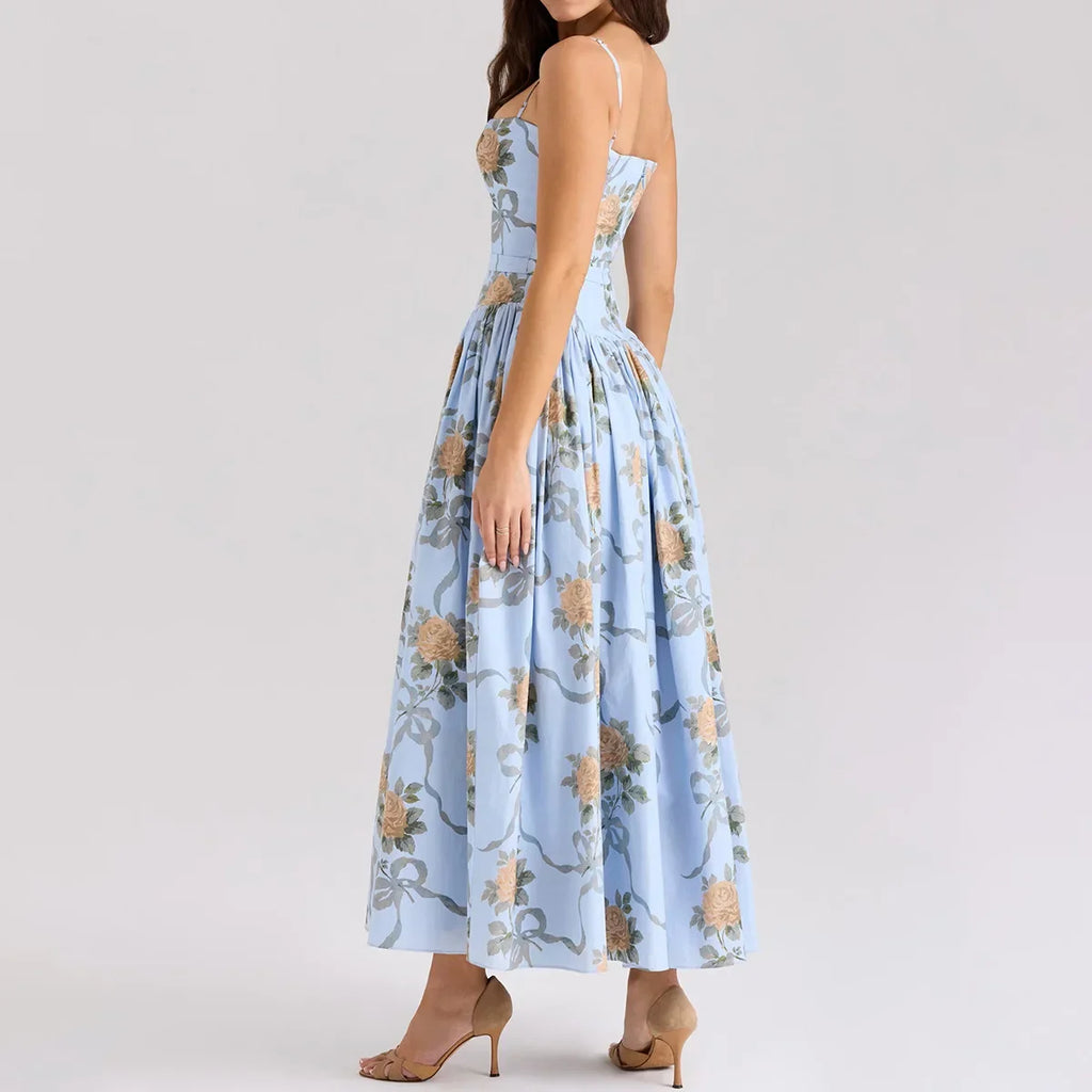 Olivietta's Floral Print Midi Sundress for Women - gallery