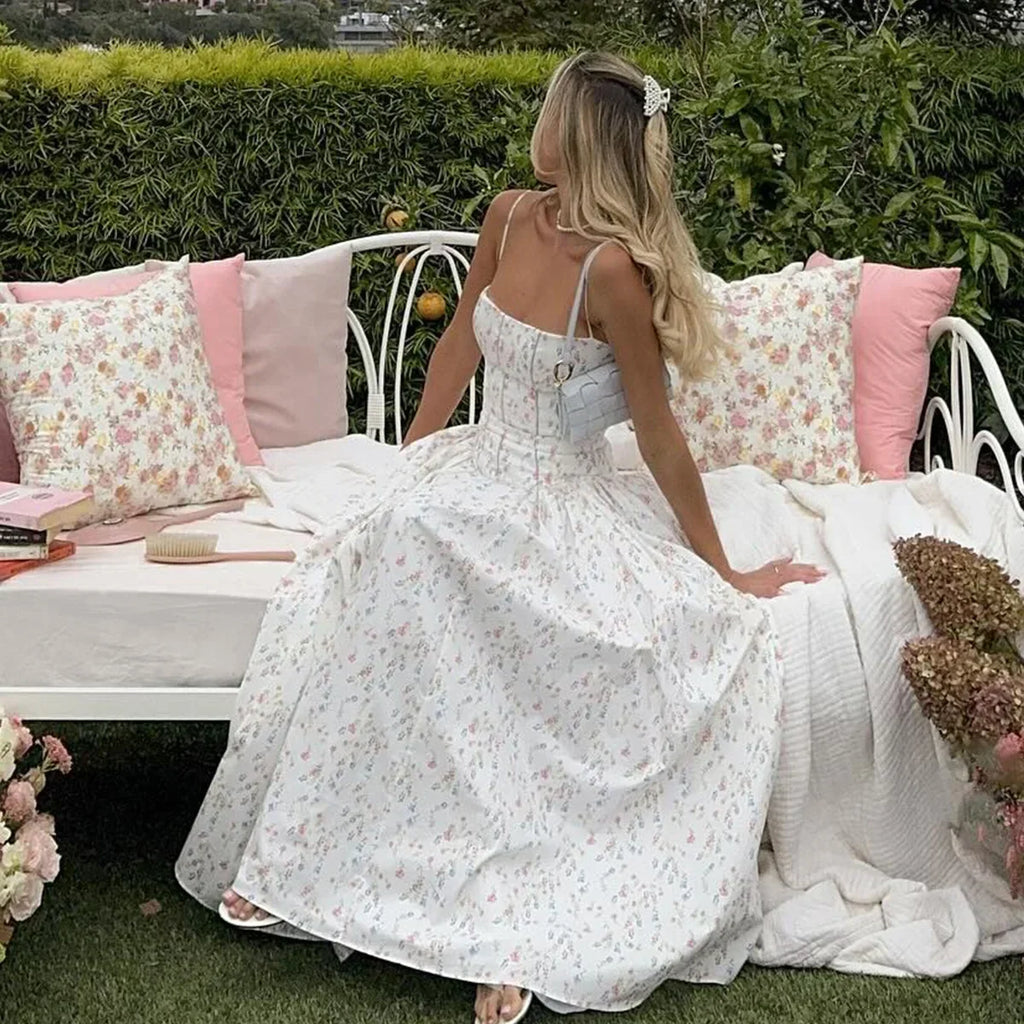 Olivietta's Floral Print Midi Sundress for Women - gallery