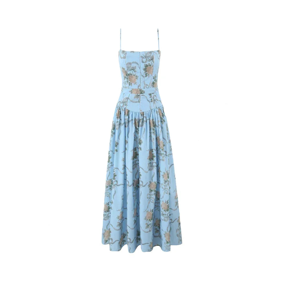 Olivietta's Floral Print Midi Sundress for Women - gallery