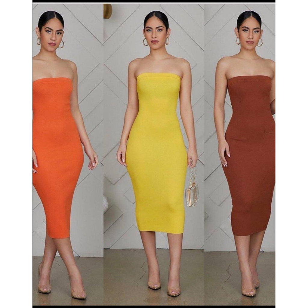 Boobtube Off Shoulder Bodycon Dress for Women - gallery