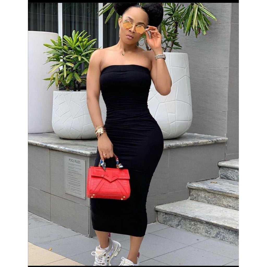Boobtube Off Shoulder Bodycon Dress for Women - gallery