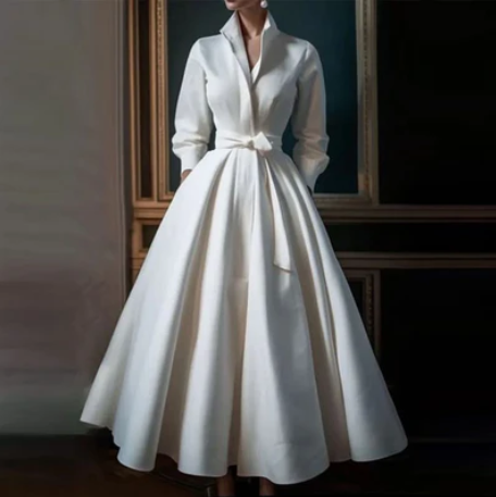 Elegant White Maxi Dress