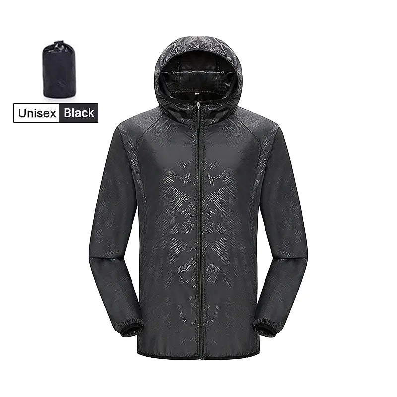 Waterproof Jacket for Women - Unisex Black