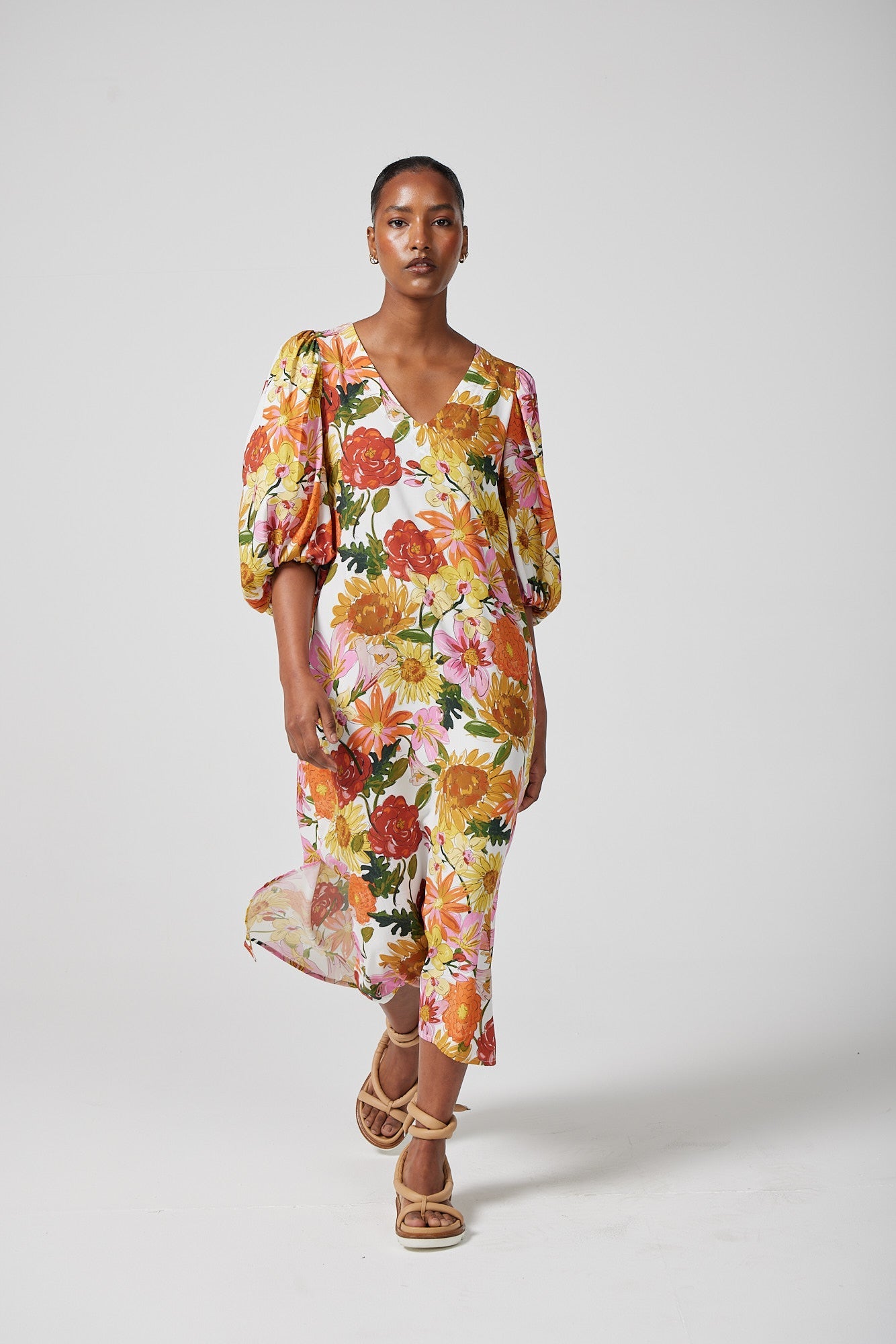 Josette Bubble Sleeve Shift Dress for Women - gallery