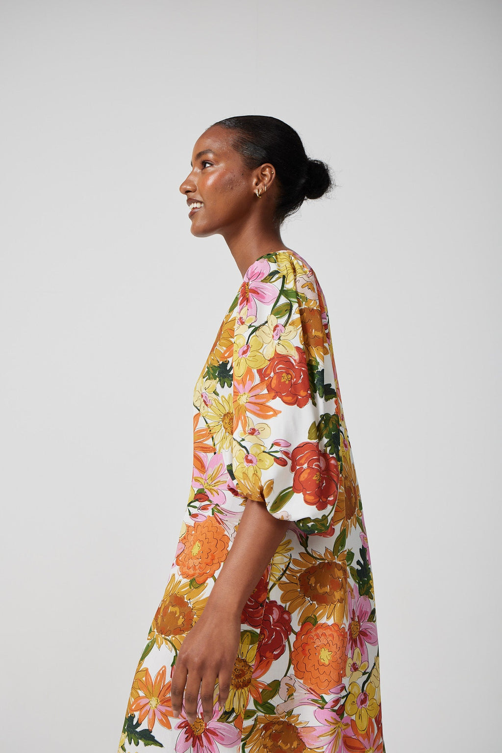 Josette Bubble Sleeve Shift Dress for Women - gallery