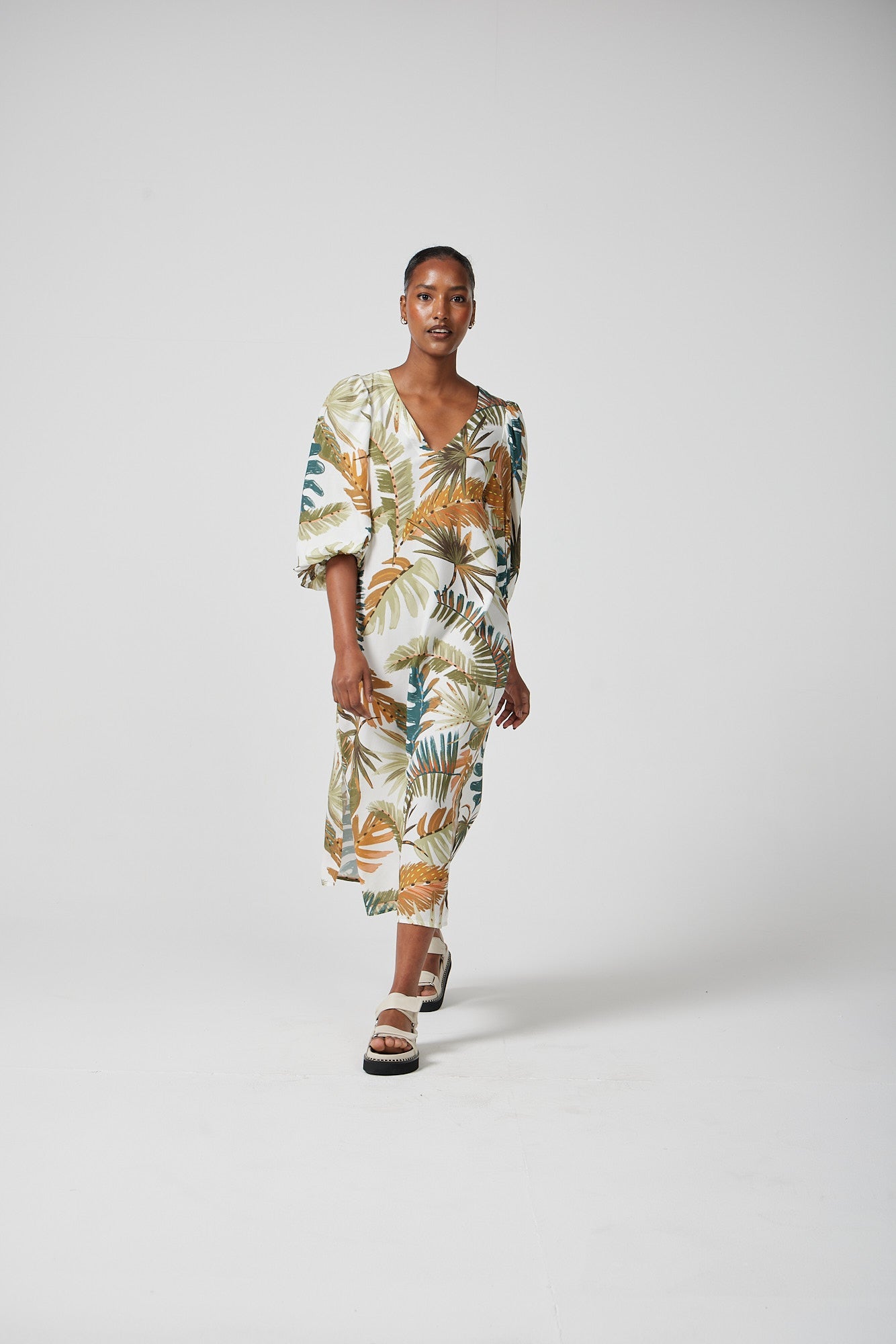 Josette Bubble Sleeve Shift Dress for Women - gallery