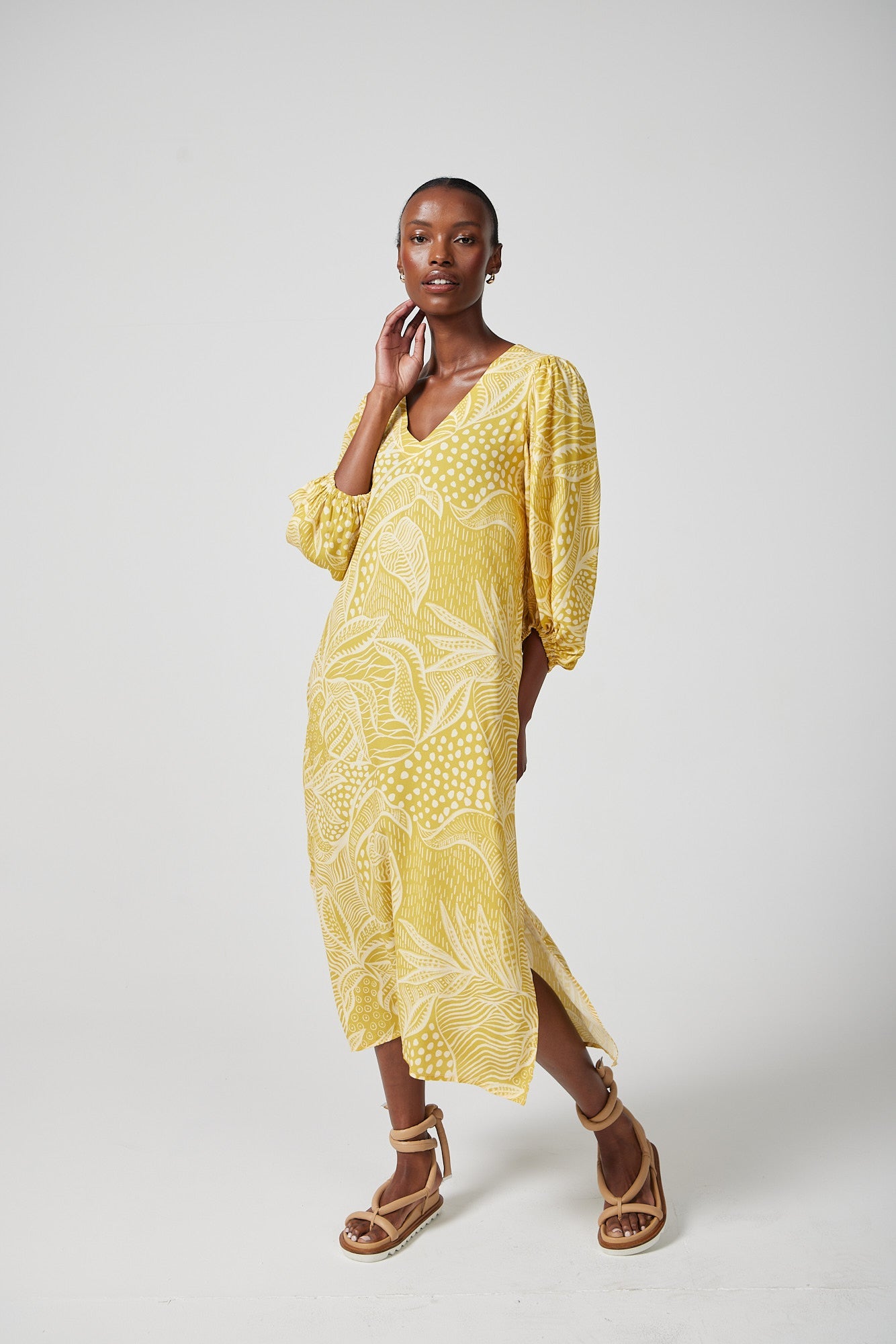 Josette Bubble Sleeve Shift Dress for Women - gallery