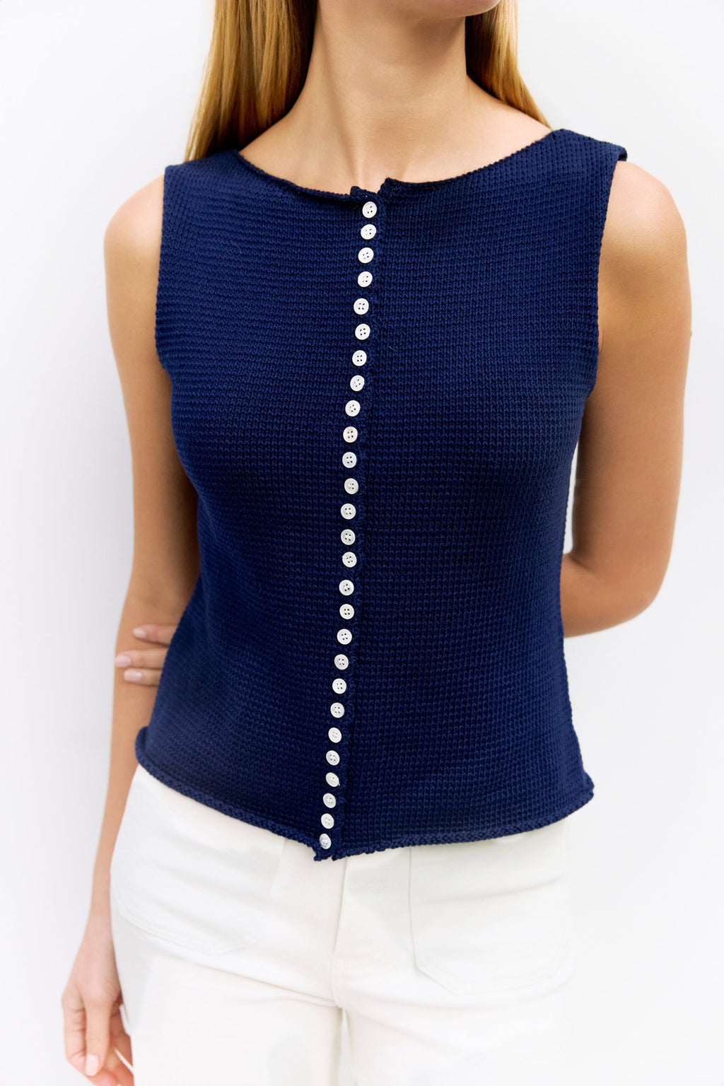 The Shelby Top - Navy