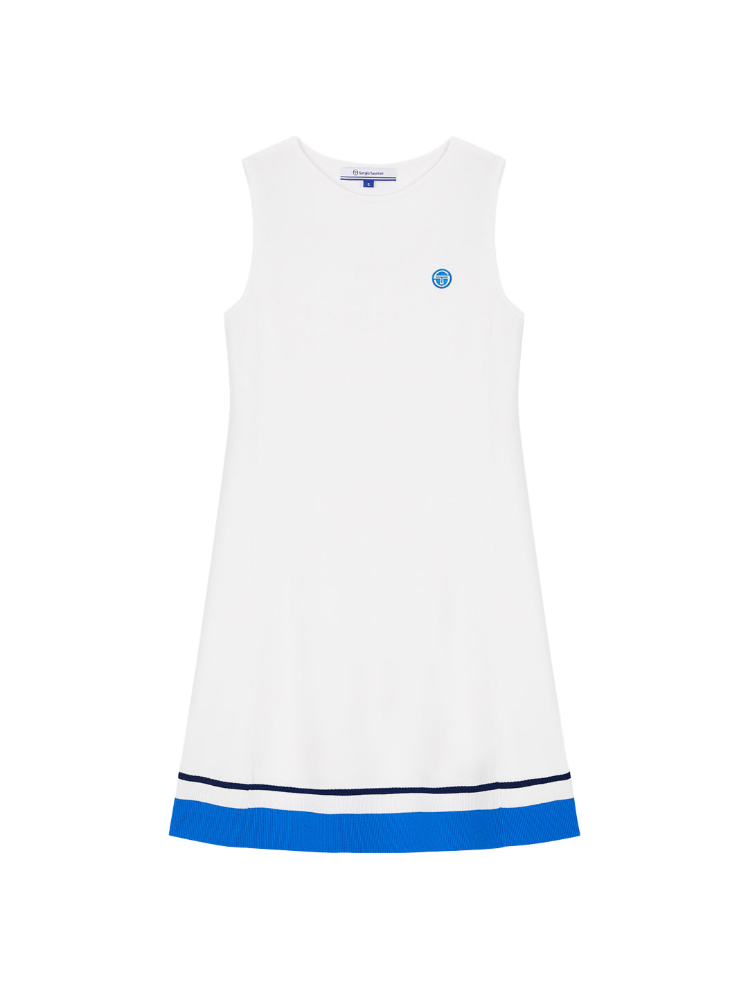 Resort Flare Dress for Women — Ribbed Sleeveless Tennis Style