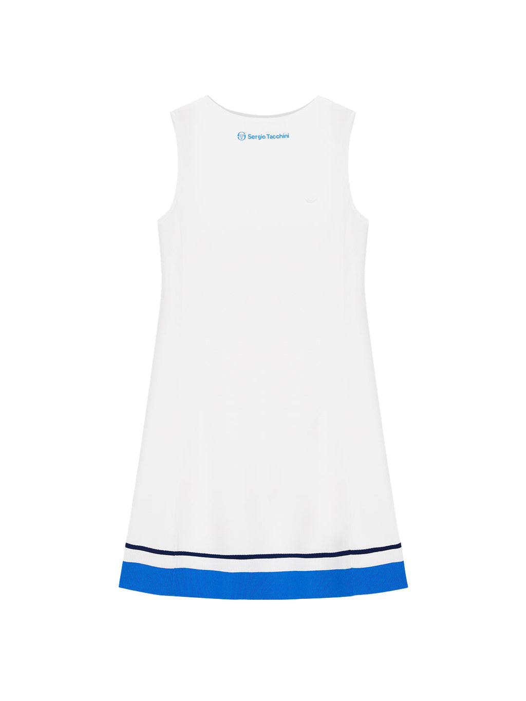 Resort Flare Dress for Women — Ribbed Sleeveless Tennis Style - gallery