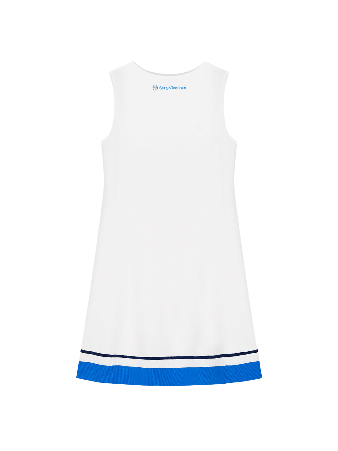 Resort Flare Dress for Women — Ribbed Sleeveless Tennis Style - gallery