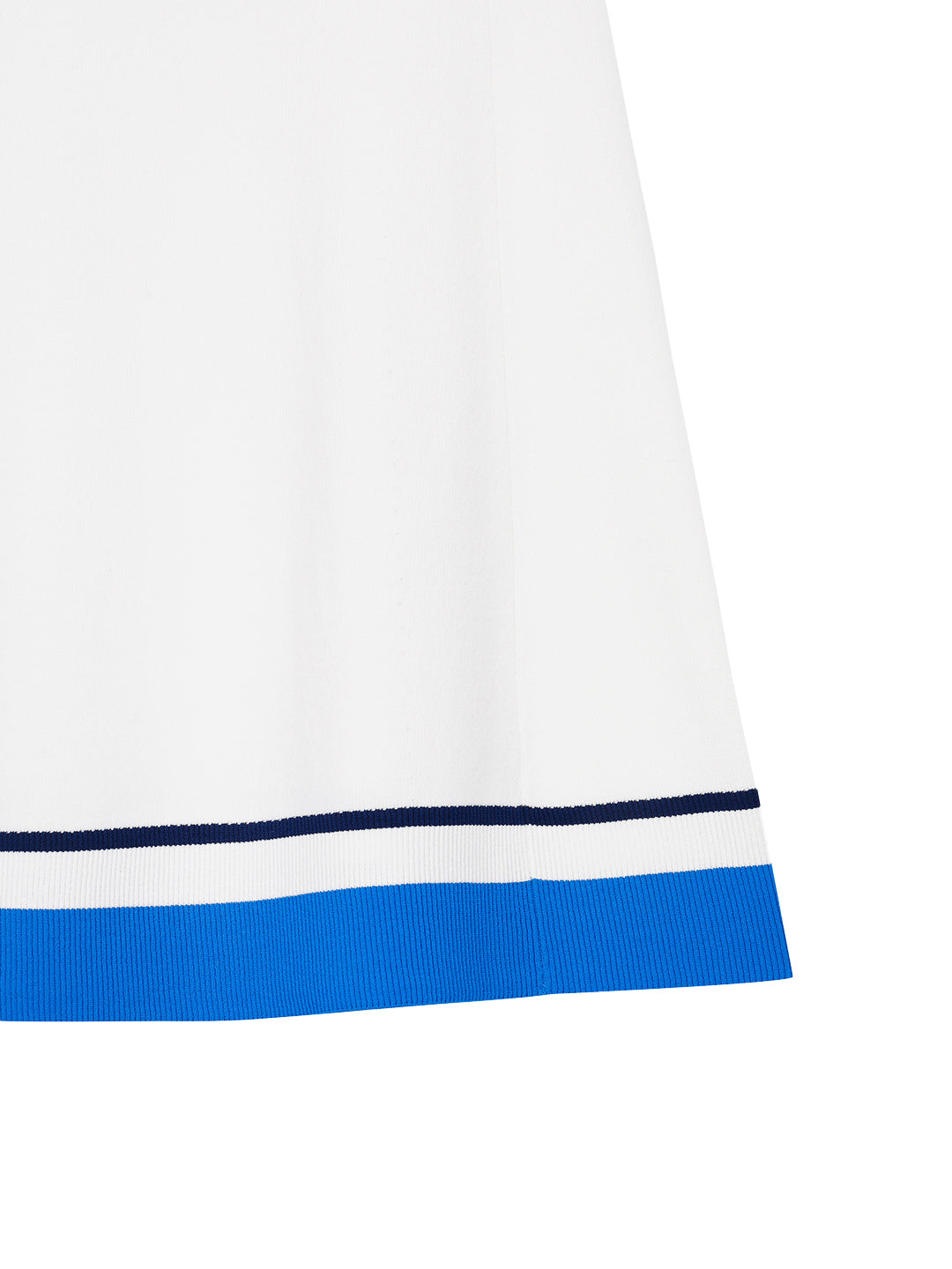 Resort Flare Dress for Women — Ribbed Sleeveless Tennis Style - gallery