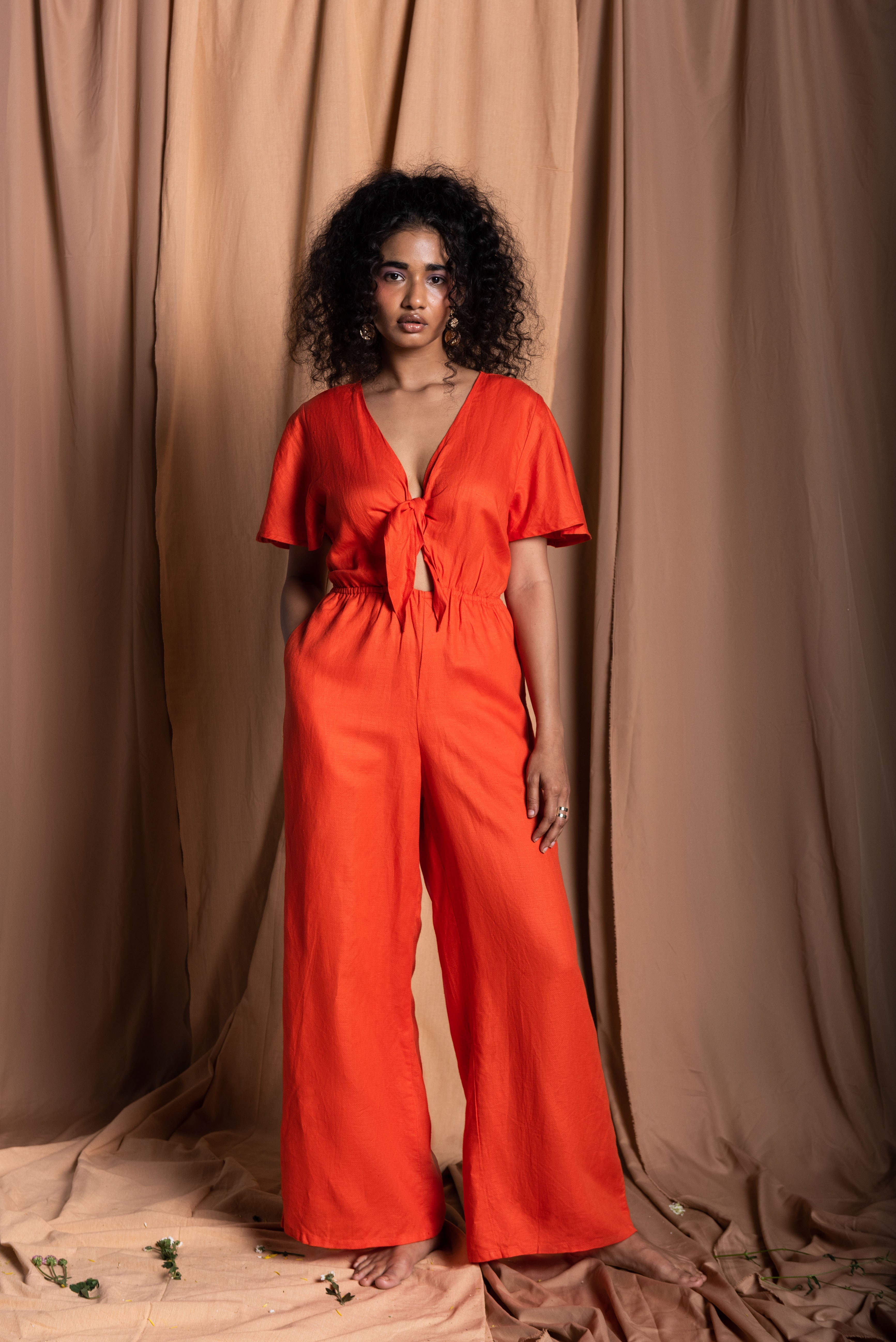 Bow Jumpsuit for Women - gallery