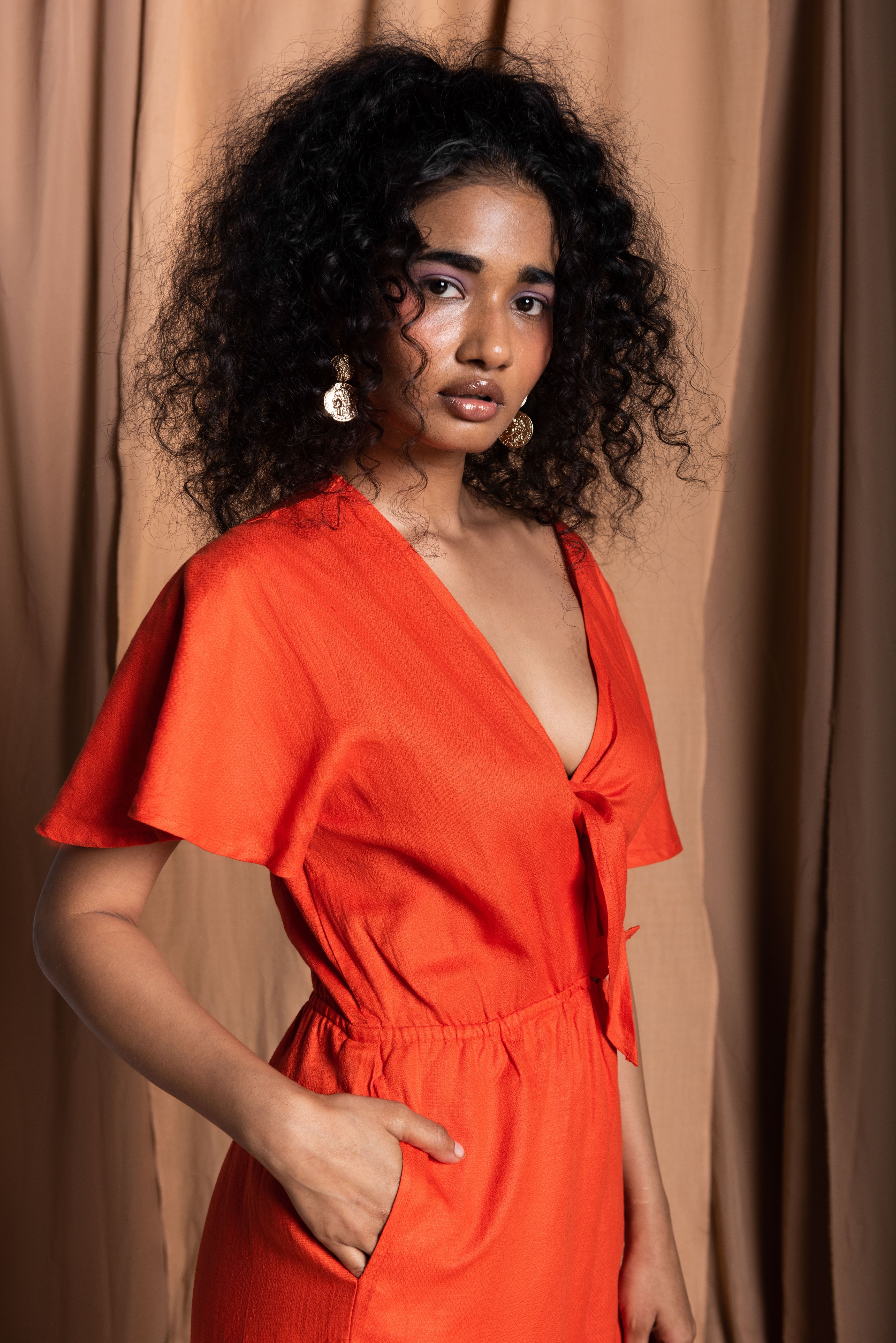Bow Jumpsuit for Women