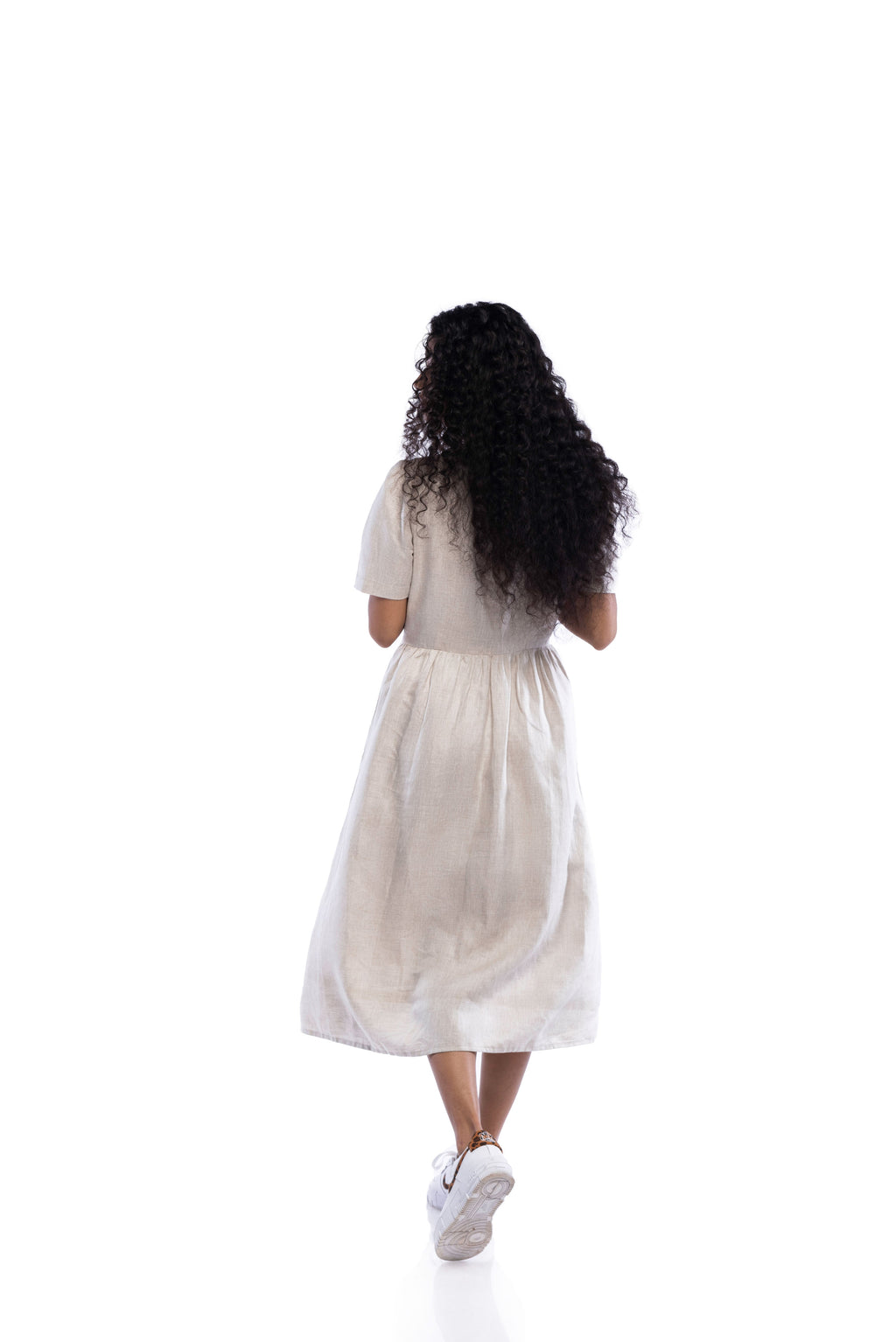 Midi Button Dress for Women - gallery