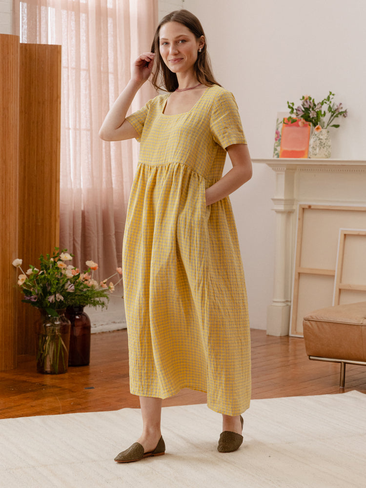 Nico Square Neck Midi Dress - gallery