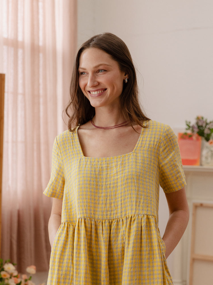 Nico Square Neck Midi Dress - gallery