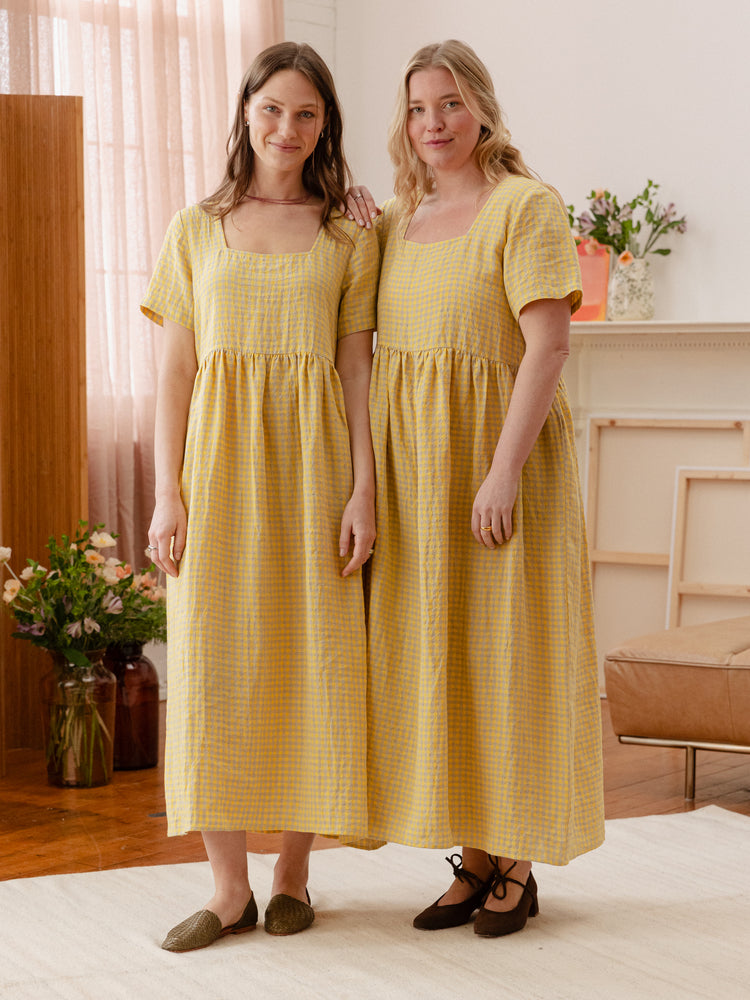 Nico Square Neck Midi Dress - gallery