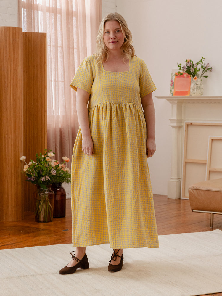 Nico Square Neck Midi Dress - gallery