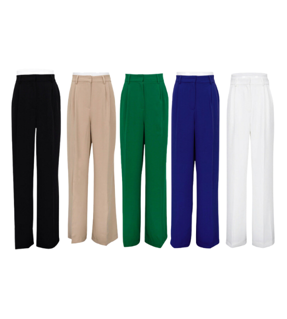 Talia Wide Leg Palazzo Pants Trousers for Women