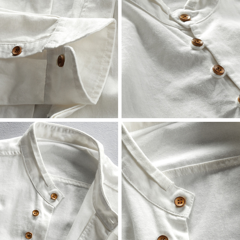 Hokkaido Japanese Linen Shirt for Men - gallery