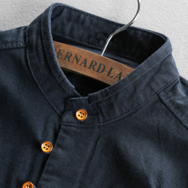 Hokkaido Japanese Linen Shirt for Men - gallery