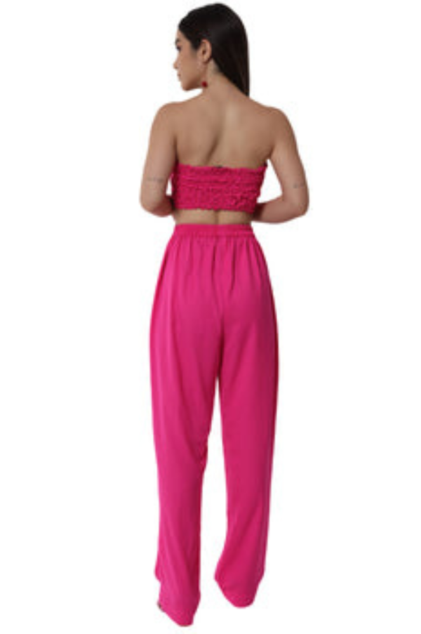 Hot Pink Classic Co-Ord Set for Women - gallery