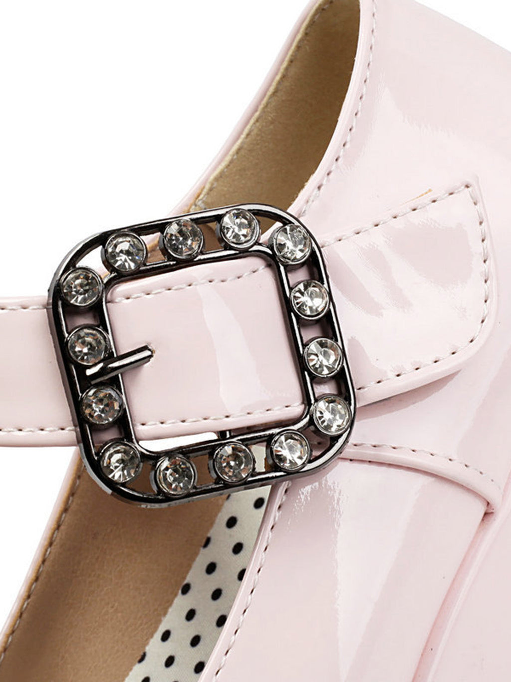 Vintage Lolita Mary Jane Buckle Strap Shoes for Women - gallery