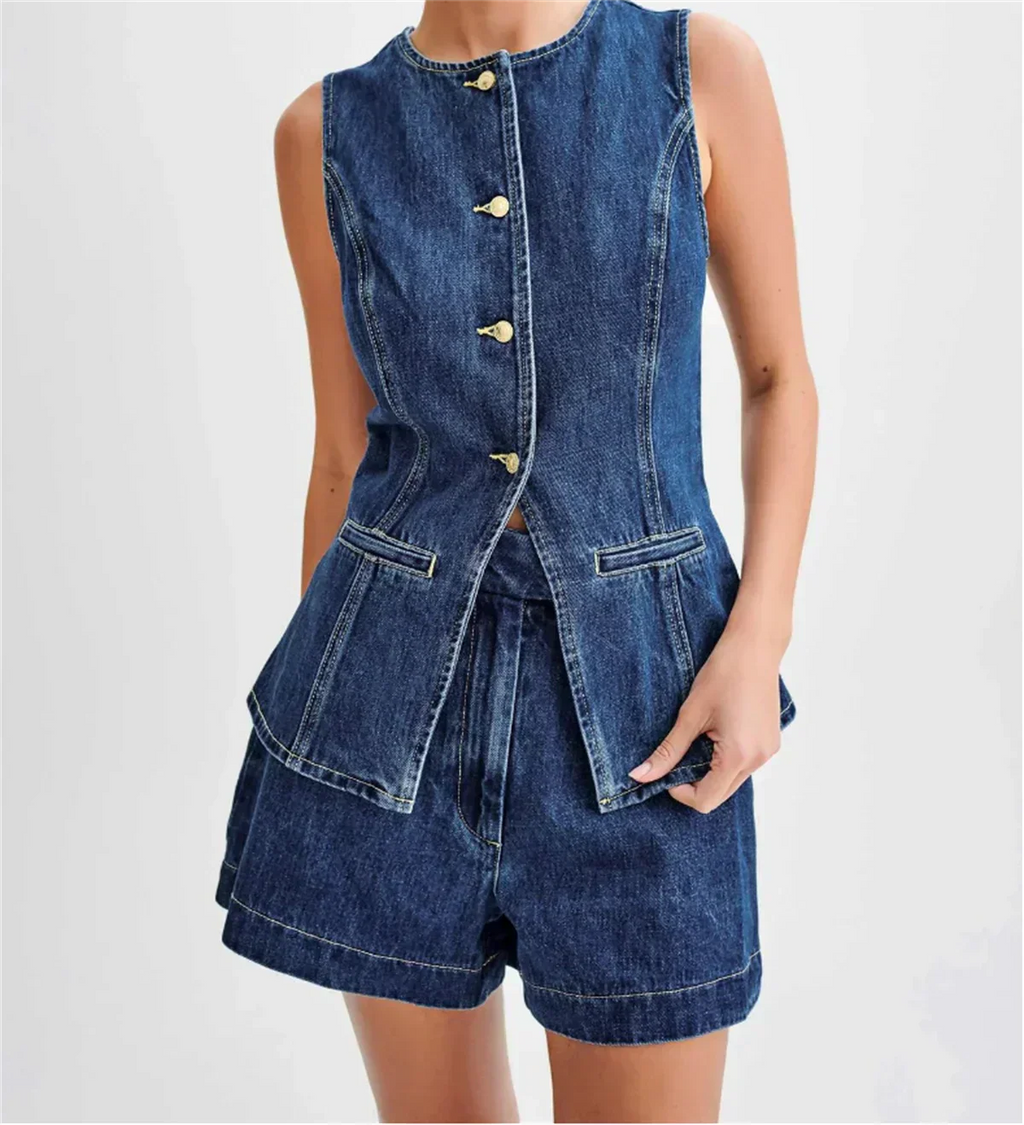 Denim Outfit Set