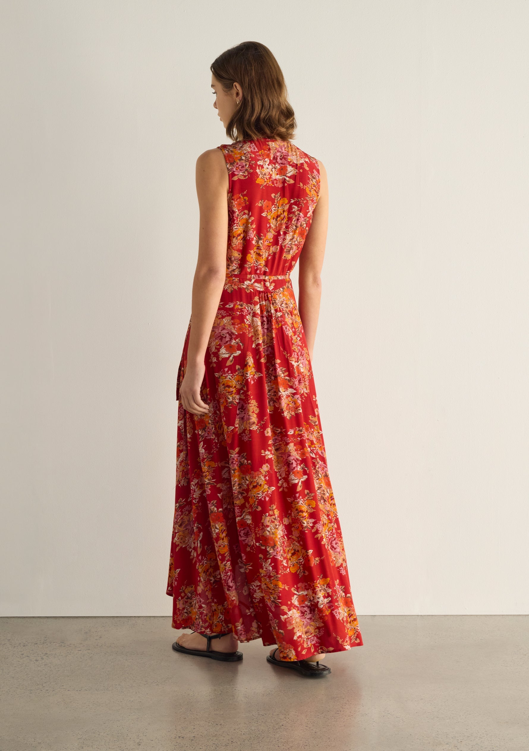 Frida Wrap Maxi Dress for Women - gallery