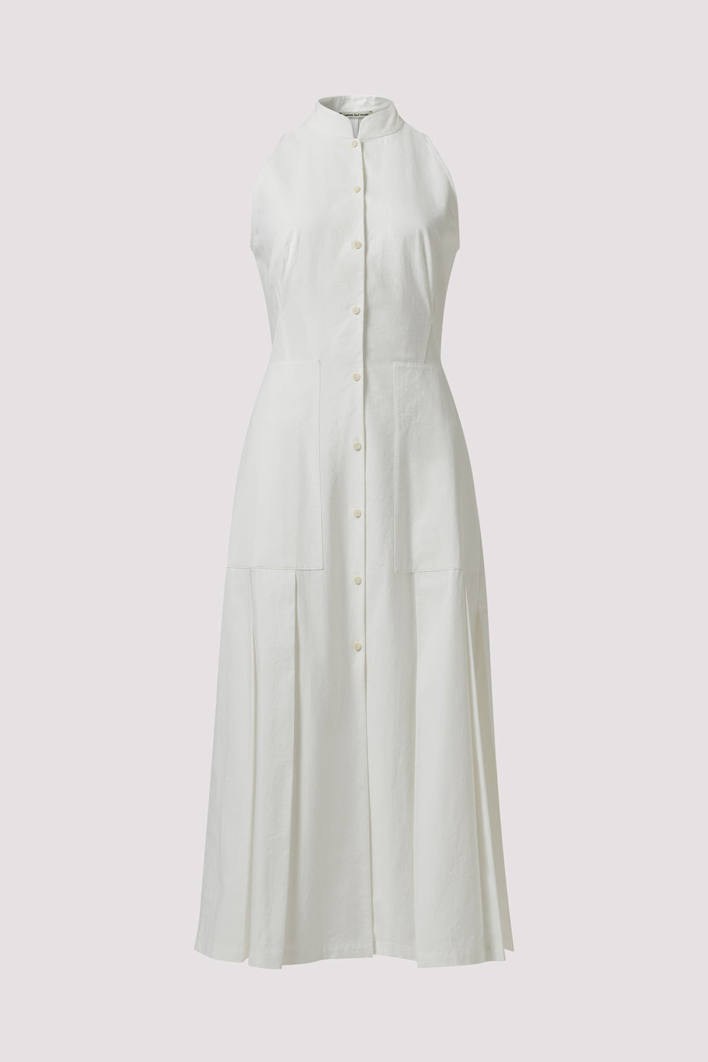 White Lee Kilt Midi Dress for Women - gallery