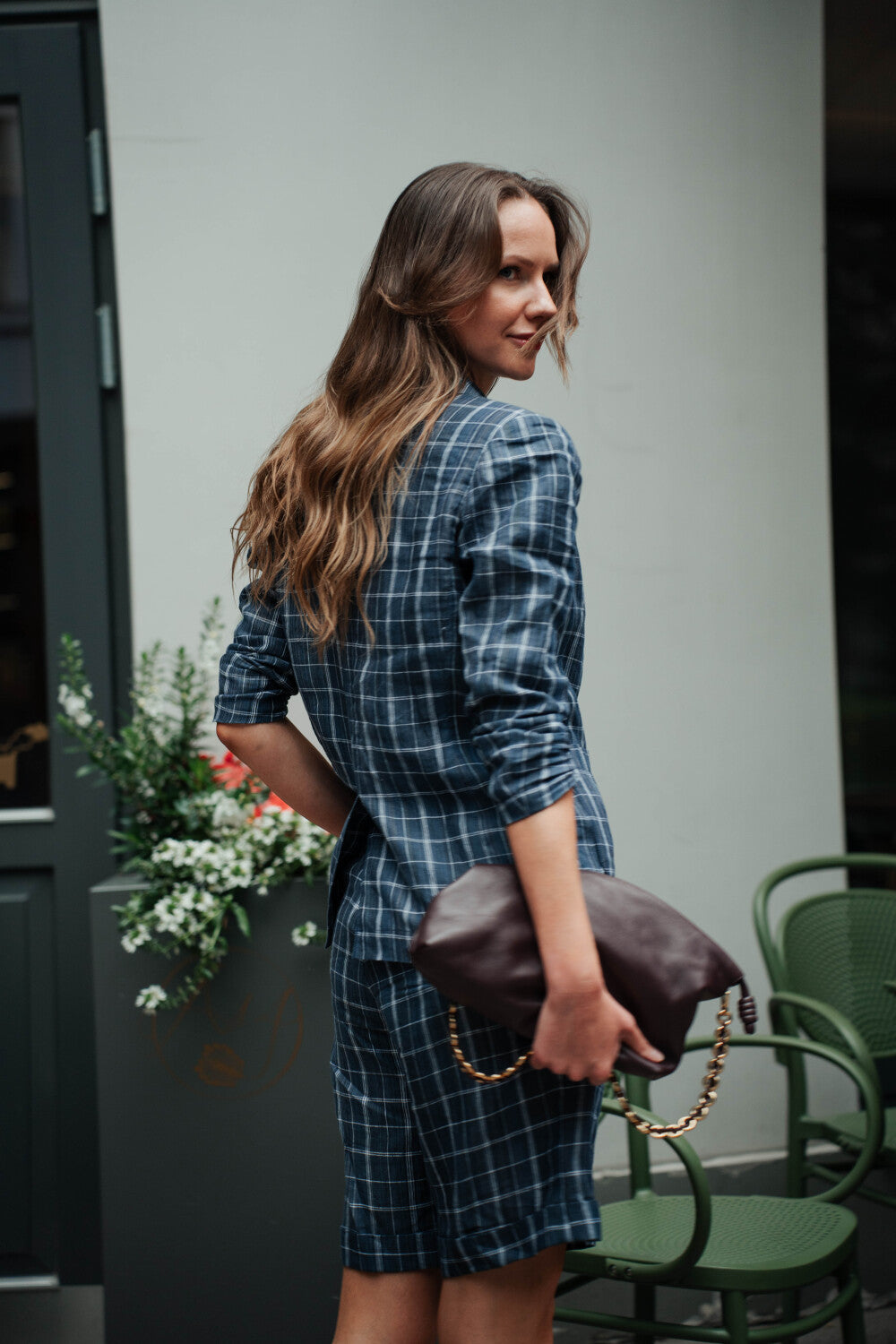 Sustainable Organic Linen Blazer for Women - gallery