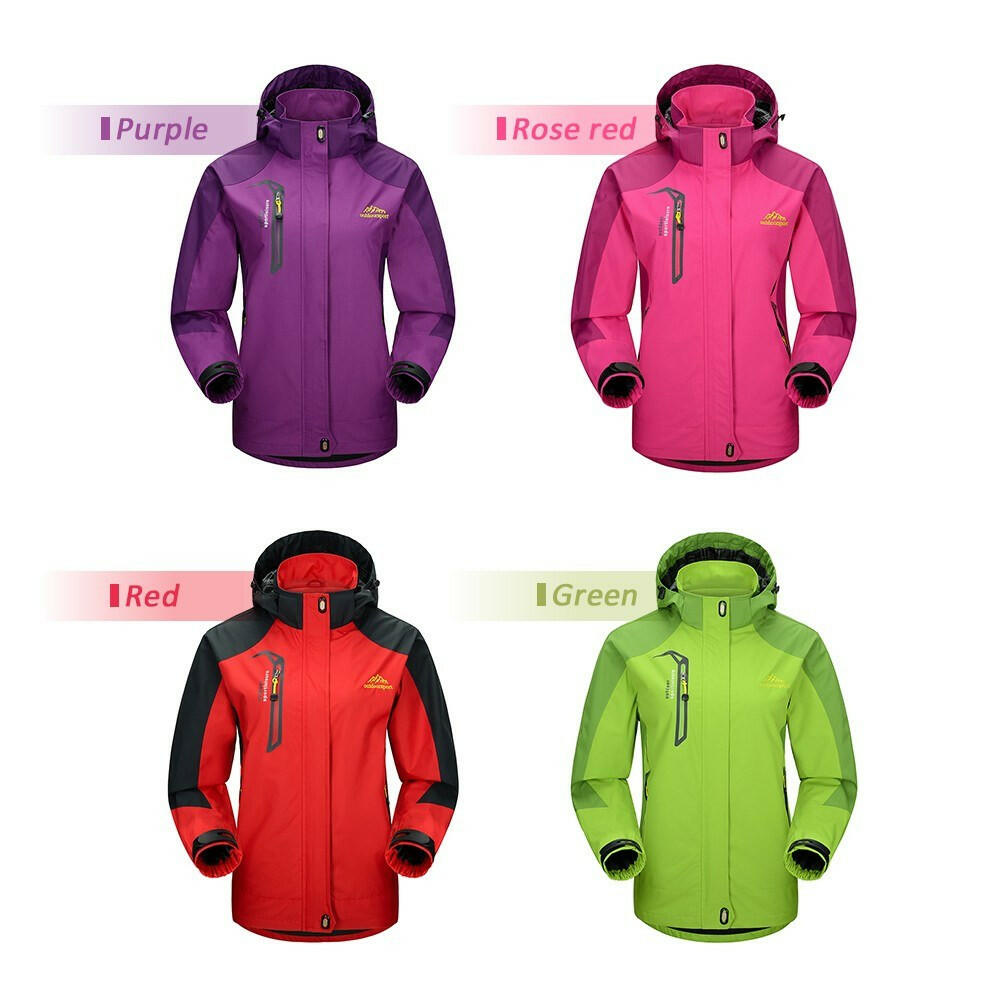 Waterproof Detachable-Hood Jacket for Women - gallery