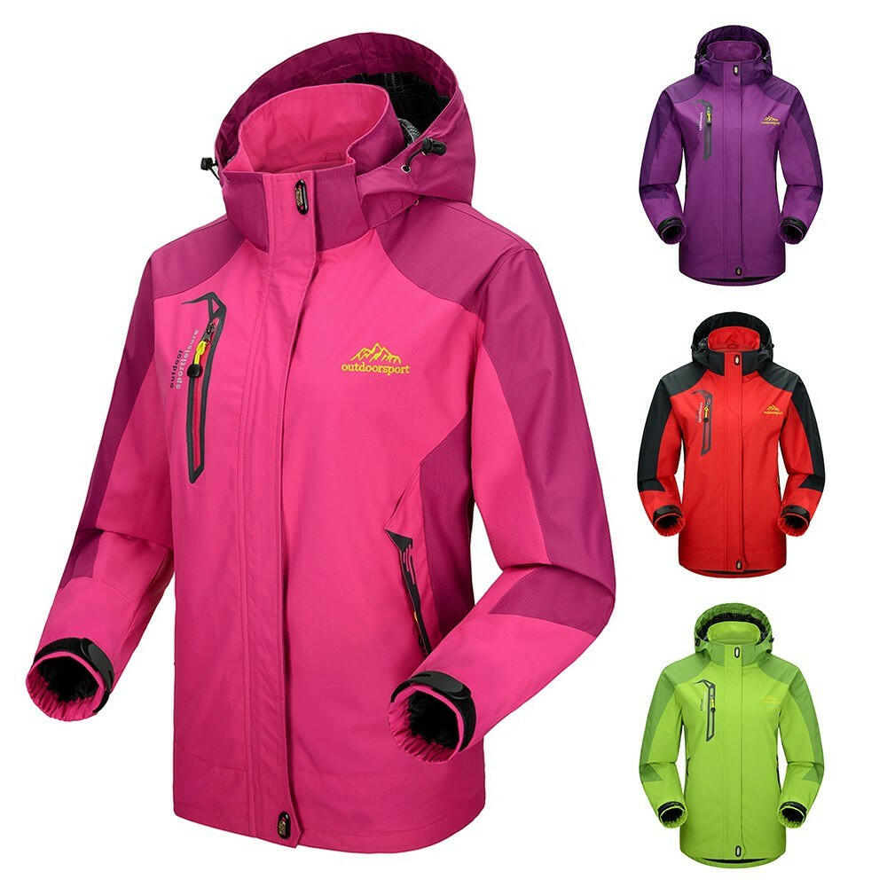 Waterproof Detachable-Hood Jacket for Women - gallery