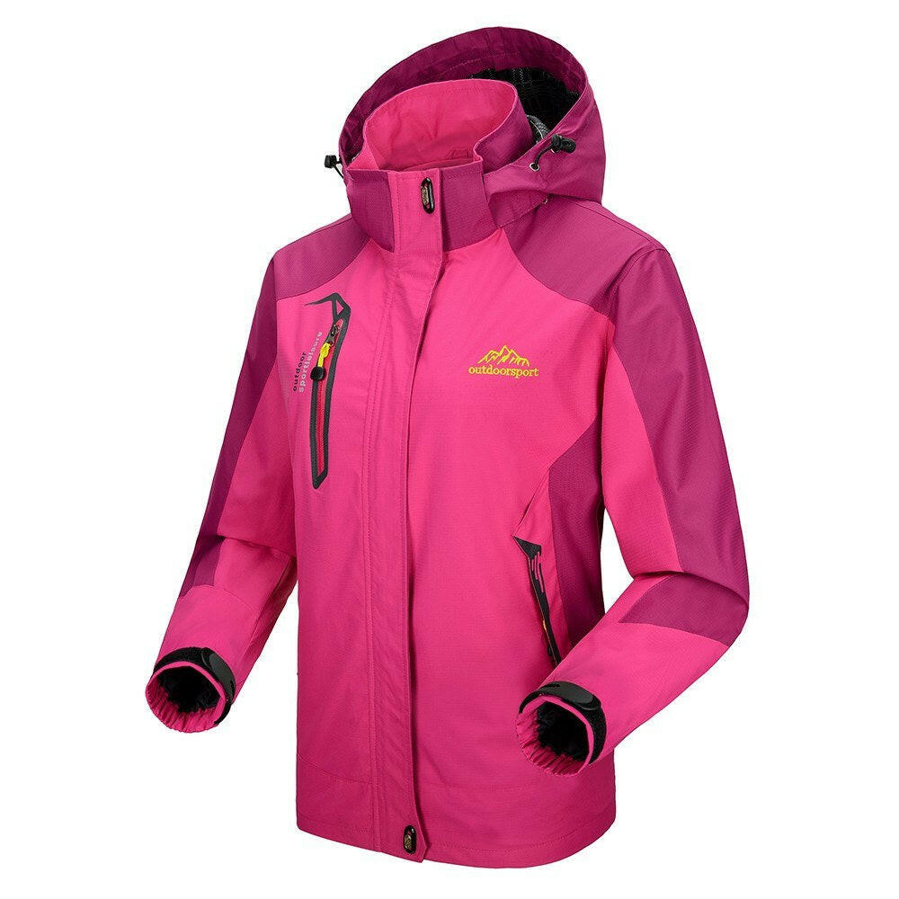 Waterproof Detachable-Hood Jacket for Women - gallery