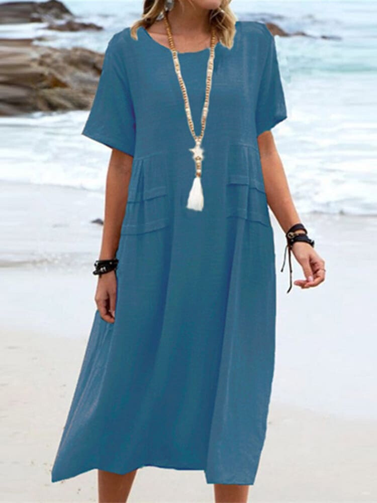 Easygoing Cotton Casual Dress