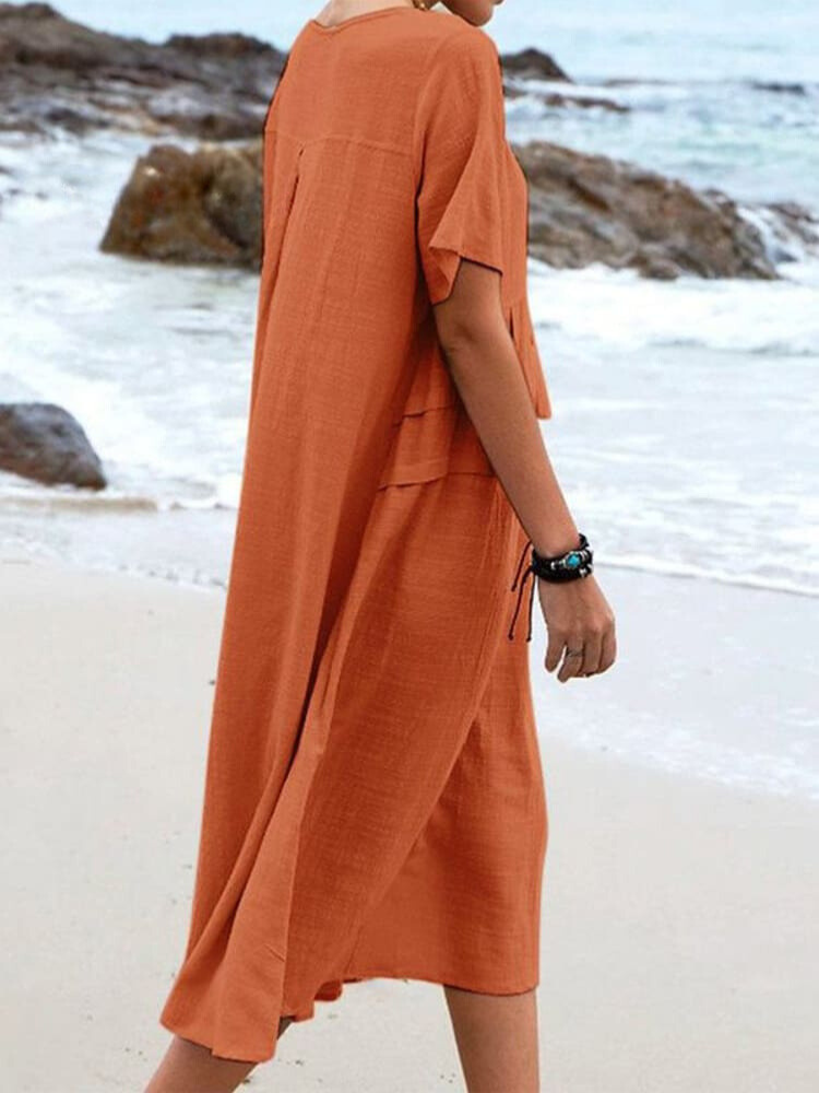 Easygoing Cotton Casual Dress