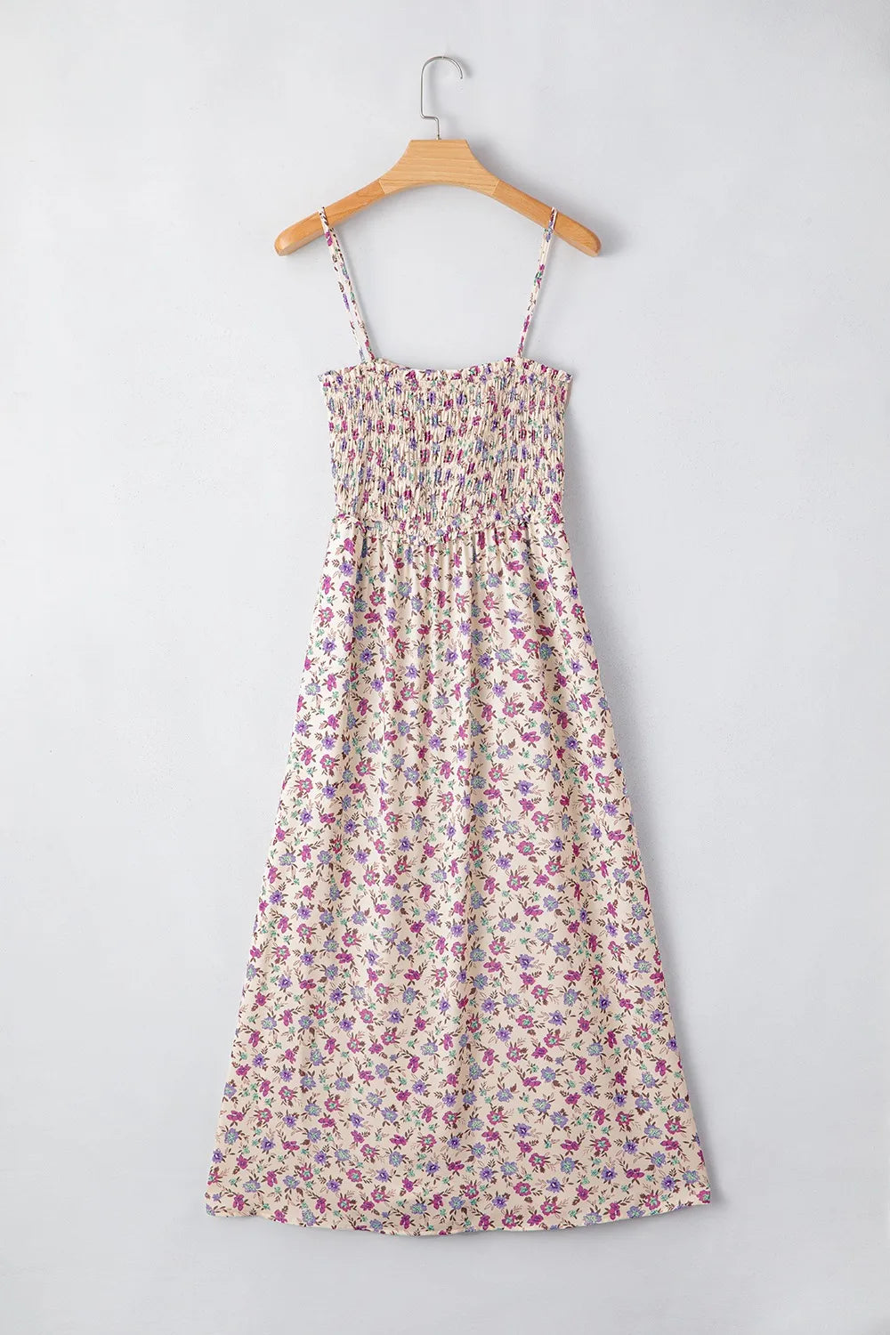 Bohemian Ditsy Floral Smocked Sundress for Women - gallery