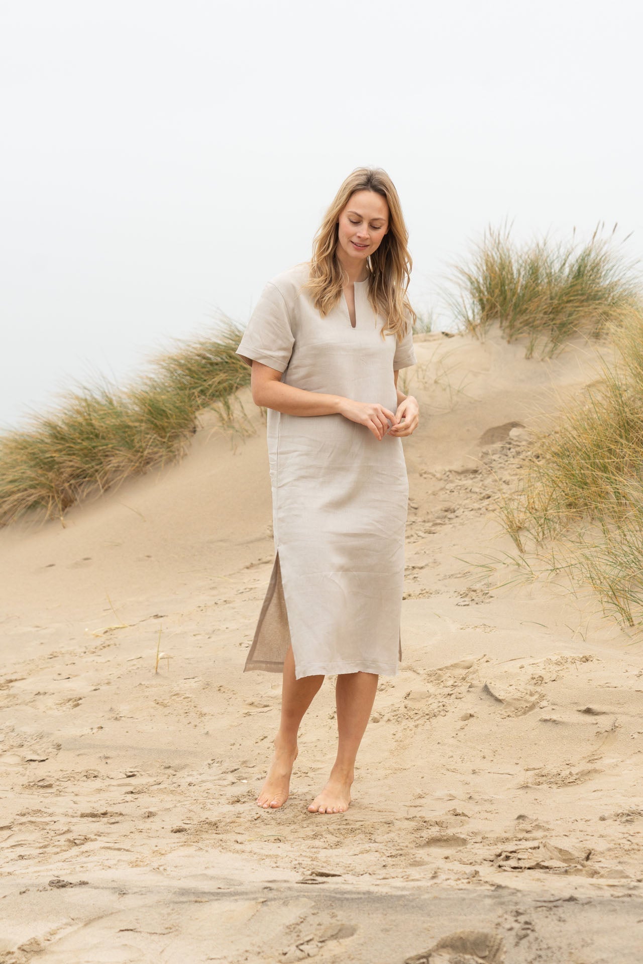 Annie Linen Dress | Relaxed Linen Dress — gallery