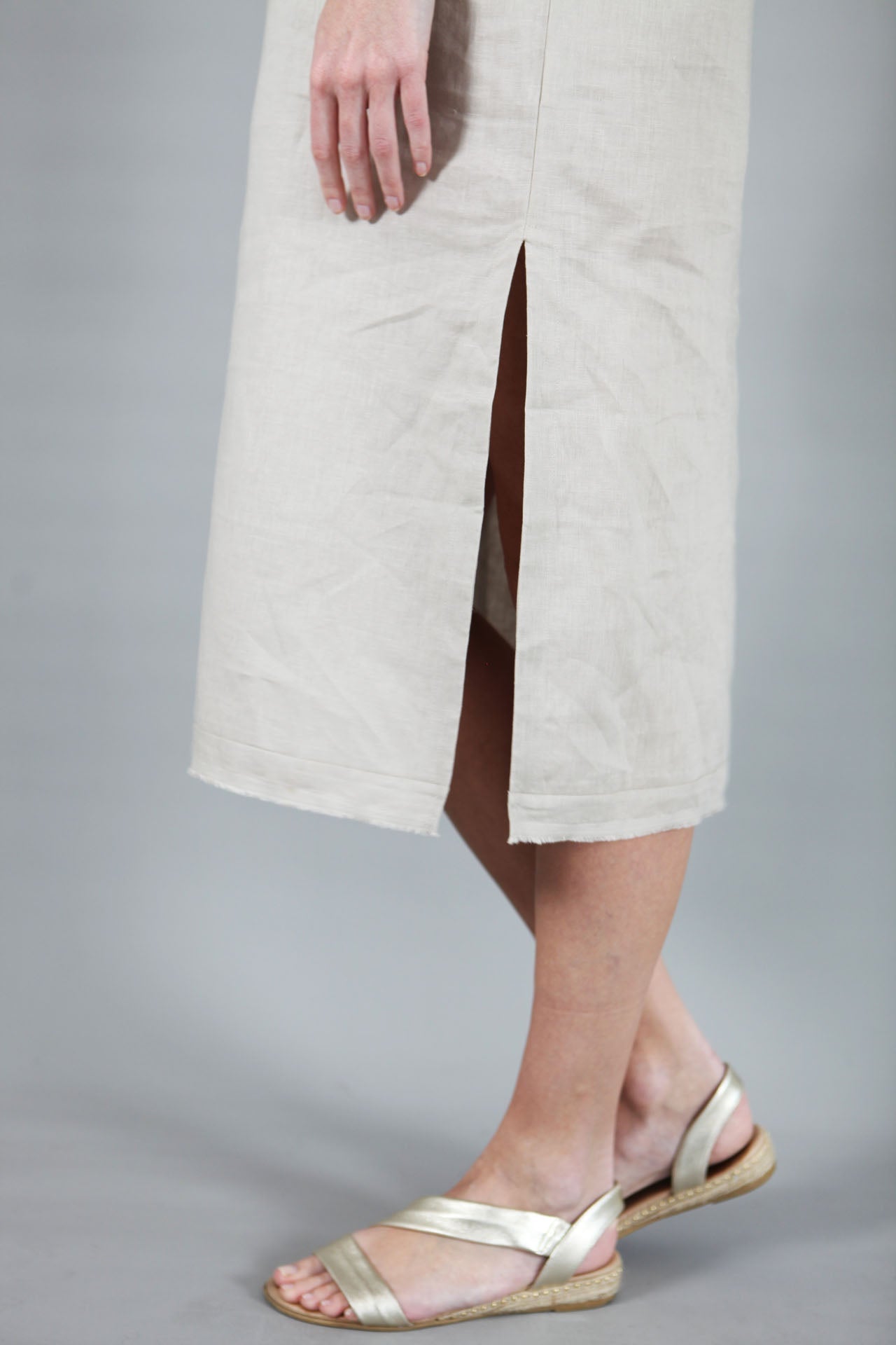 Annie Linen Dress | Relaxed Linen Dress — gallery