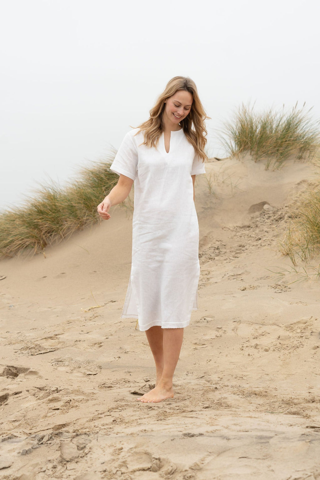 Annie Linen Dress | Relaxed Linen Dress — gallery