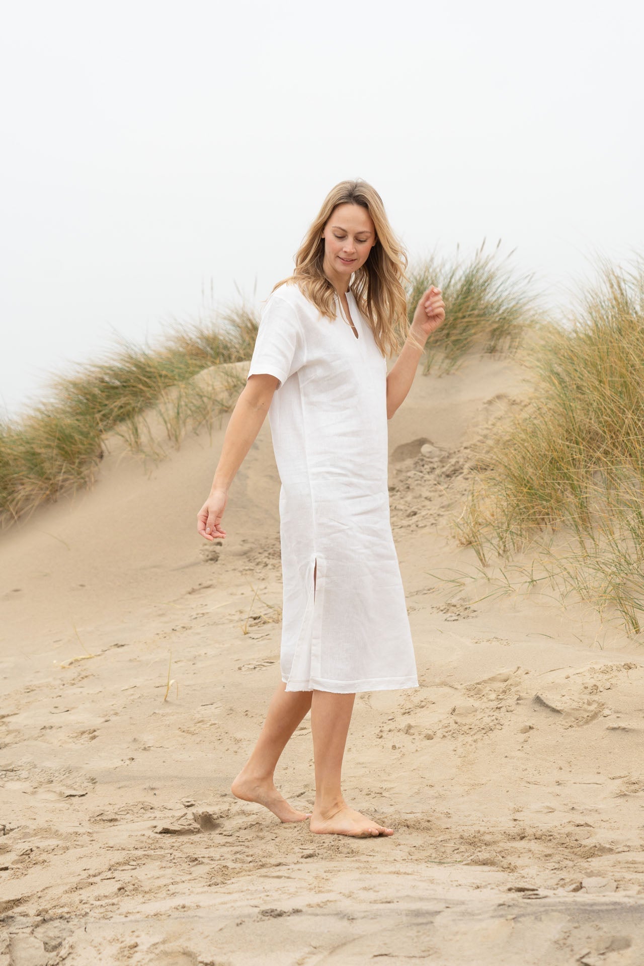Annie Linen Dress | Relaxed Linen Dress — gallery