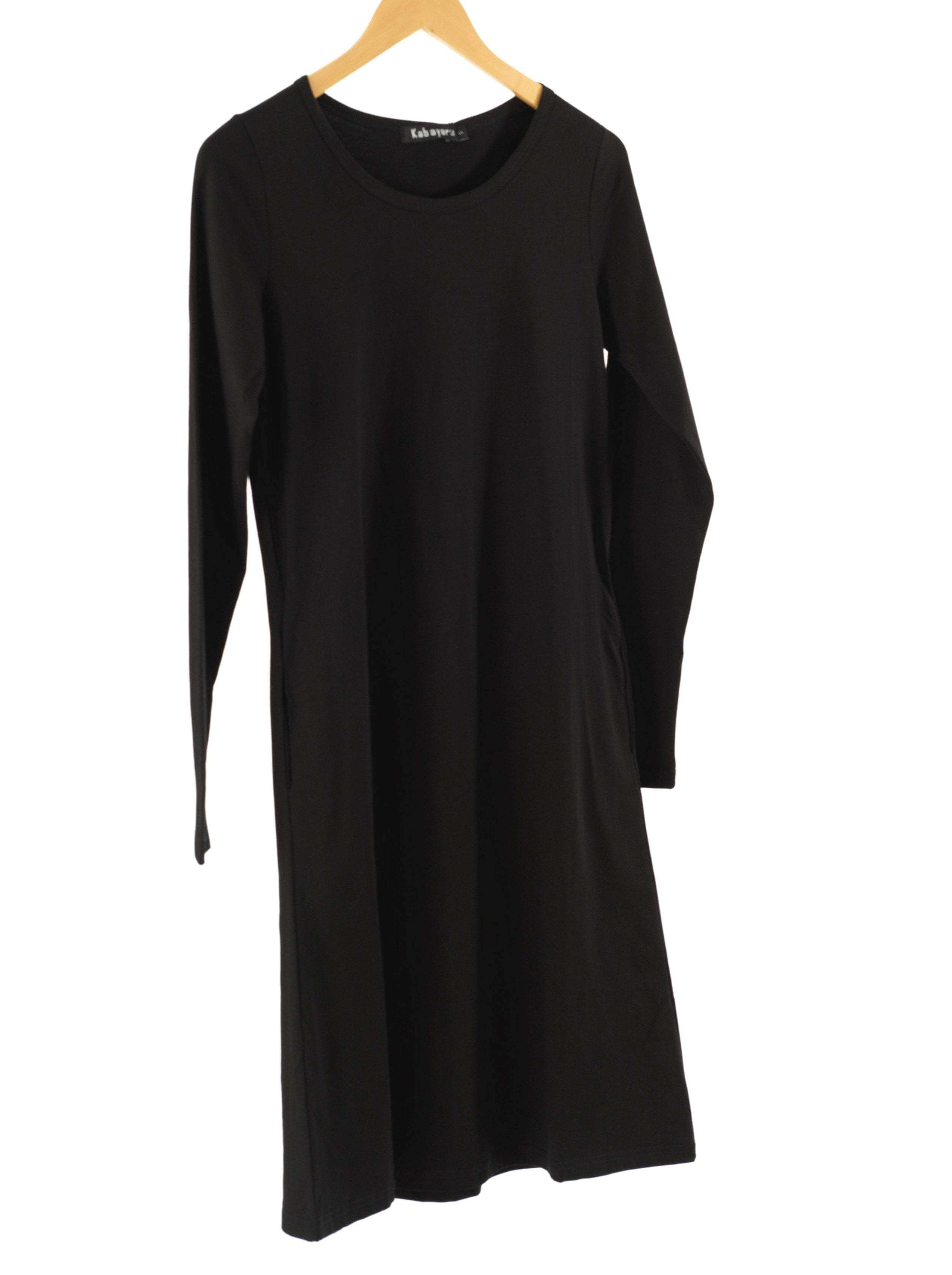 Basic Modest Long-Sleeve Cotton Midi Top for Women - gallery