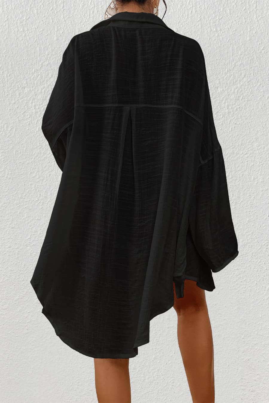 Button-Down Beach Cover-Up Blouse for Women — Swim Style - gallery