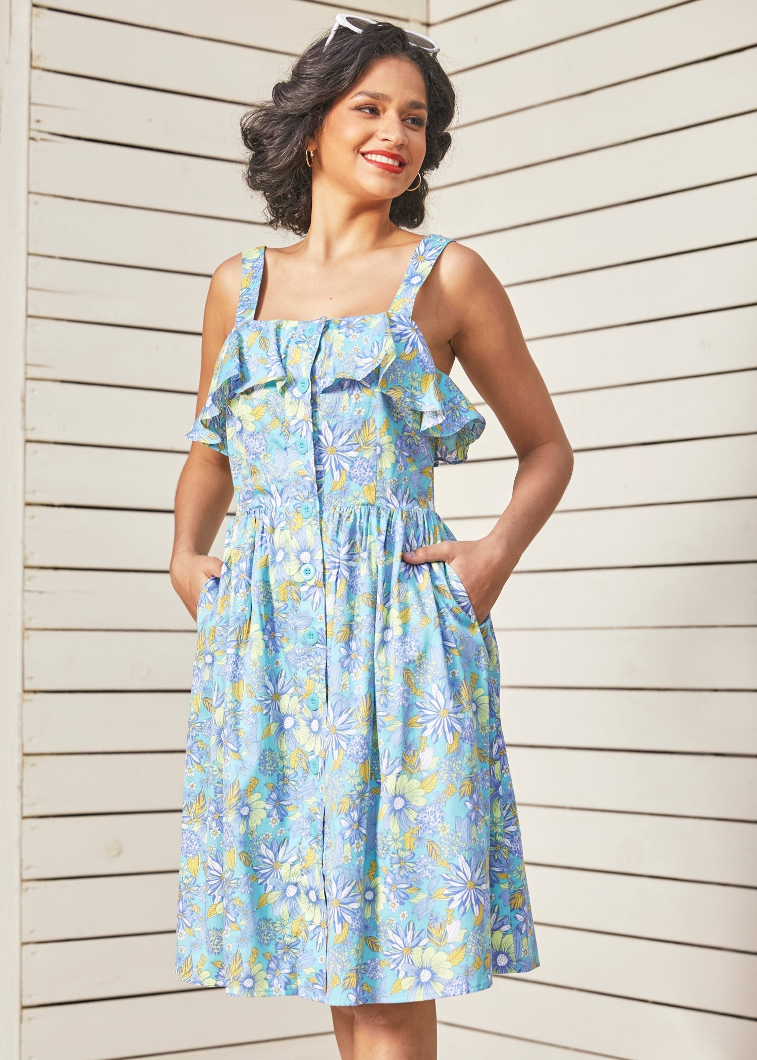 Beckoning The Berkshires Fit and Flare Dress (Final Sale) — gallery