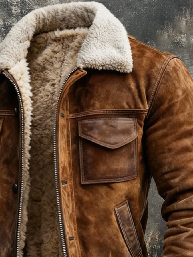 Sherpa-Lined Jacket for Men - gallery